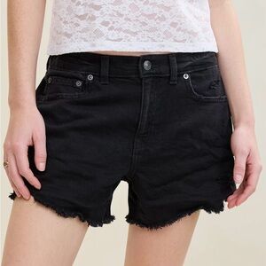 Aerie Size S Daydream Denim Short in Black